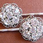 Wedding Hair Pins- Crystal Hair Accessories,..