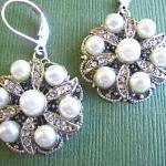 Wedding Jewelry, Pear Earrings, Glamorous