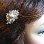 2 Wedding Hair Combs, Pearl Hair Piece, Bridal..