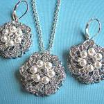 Weddings, Necklace And Earring Set, Bridal Jewelry