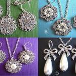 Wedding Jewelry Set, Necklace, Earrings, Jewelry,..