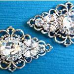 Myra Sparkle Shoe Clips - Beverley Edmondson Millinery - View #9