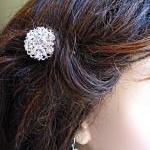Wedding Hair Pins, Bridal Accessories, Silver And..