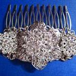 Wedding Hair Comb, Bridal Accessories,silver And..