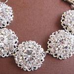Wedding Bracelet, Bridal Jewelry, Silver, Crystal,..
