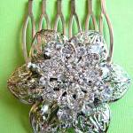 Wedding Hair Comb, Bridal Accessories, Crystal And..