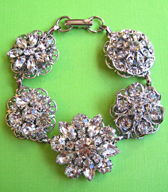 Wedding Bracelet, Bridal Jewelry,wedding Jewelry